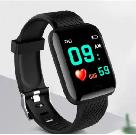 Smartwatch esportivo digital, relógio de pulso eletrônico com led, bluetooth, fitness